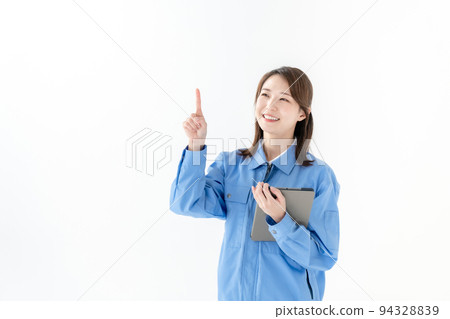 女式格子工作服 94328839
