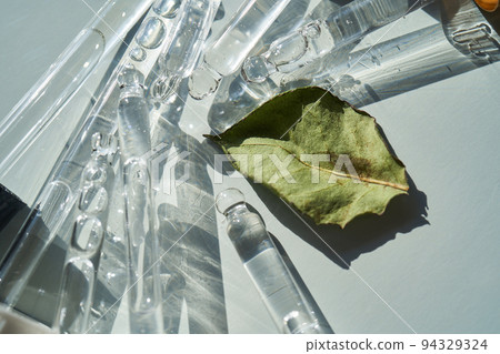 There are a lot of pipettes from cosmetics in one photo. There are a lot of pipettes from cosmetics in one photo. 94329324