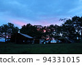 Campsite in the morning glow 94331015