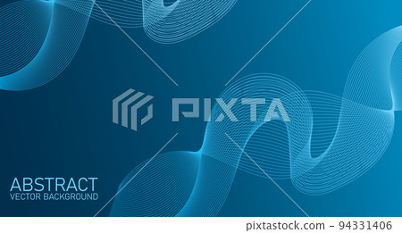 Abstract wave element for design. Stylized line art background. Digital frequency track equalizer. Abstract colorful lines vector background Abstract wave element for design. Stylized line art background. Digital frequency track equalizer. Abstract colorful lines vector background 94331406