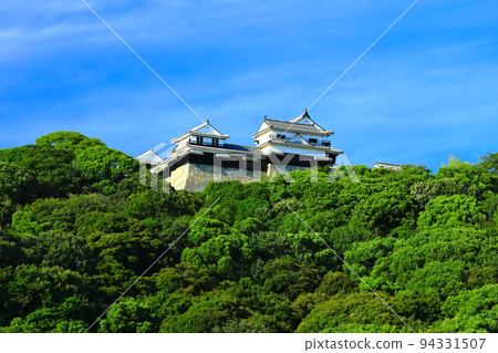 [愛媛縣]從城山公園看到的松山城 94331507