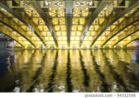 Illumination of Kuramae Bridge 94332506