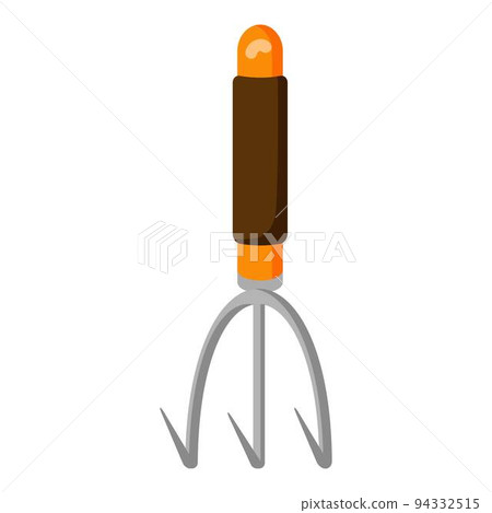 Plant pot rake icon cartoon vector. Farm tool. Agriculture equipment 94332515