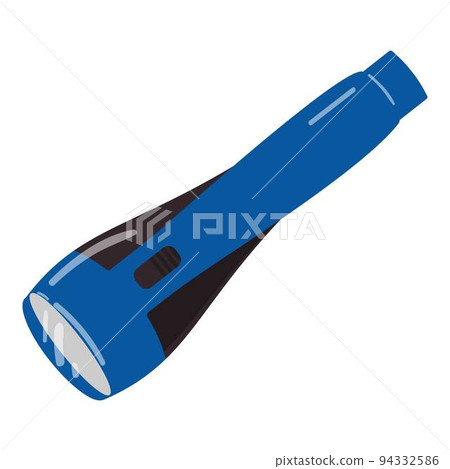 Flashlight lantern icon cartoon vector. Torch light. Small battery 94332586