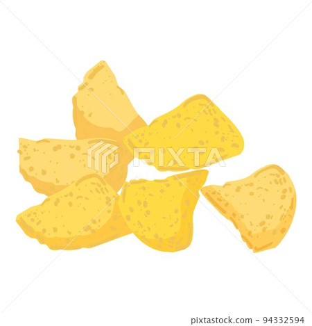 Nachos icon cartoon vector. Mexican food. Spicy taco Nachos icon cartoon vector. Mexican food. Spicy taco 94332594
