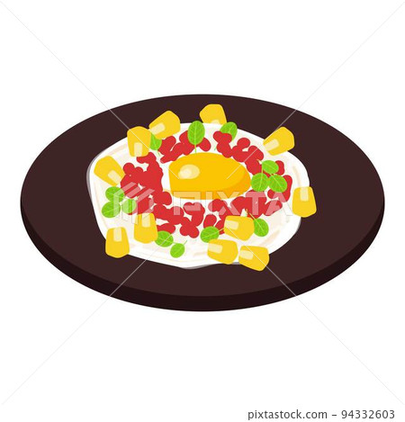 Egg food icon cartoon vector. Spicy meal. Traditional food Egg food icon cartoon vector. Spicy meal. Traditional food 94332603