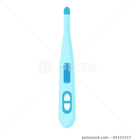 Home thermometer icon cartoon vector. Flu sick. Virus cold Home thermometer icon cartoon vector. Flu sick. Virus cold 94333357