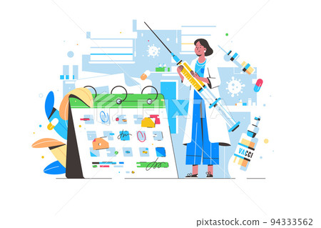 Antiviral vaccination for immunity health, girl medical healthcare Antiviral vaccination for immunity health, girl medical healthcare 94333562