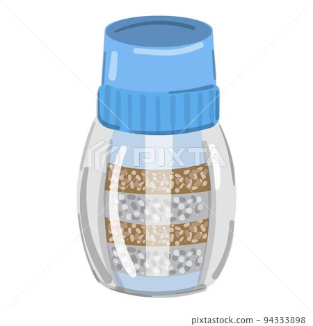 Tank filter icon cartoon vector. Water system. Home treatment 94333898