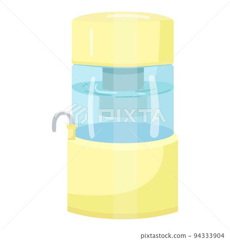 Water filter icon cartoon vector. System purification. Home equipment 94333904