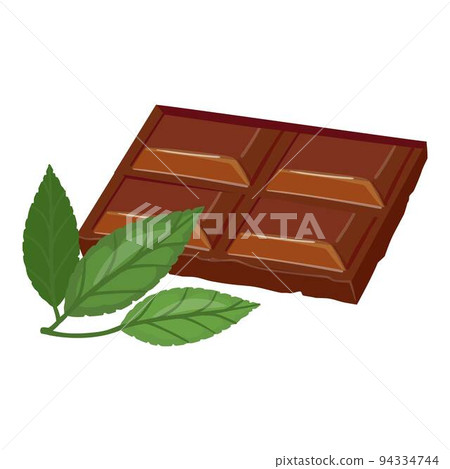 Chocolate icon cartoon vector. Cocoa bean. Tree powder 94334744