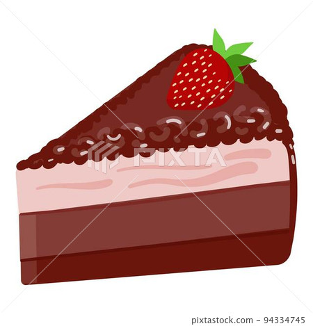 Cocoa cake icon cartoon vector. Bean cacao. Powder seed 94334745