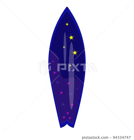 Blue sky surfboard icon cartoon vector. Surf board. Wooden type Blue sky surfboard icon cartoon vector. Surf board. Wooden type 94334747