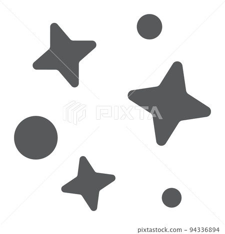Galaxy glyph icon, universe and astronomy, space sign, vector graphics, a solid pattern on a white background, eps 10. 94336894