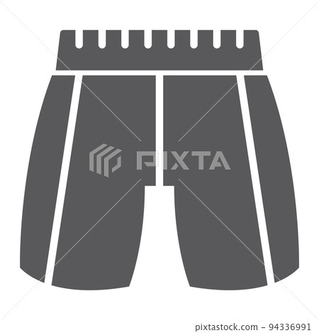 Trousers glyph icon, clothing and fashion, pants sign, vector graphics, a solid pattern on a white background, eps 10. Trousers glyph icon, clothing and fashion, pants sign, vector graphics, a solid pattern on a white background, eps 10. 94336991