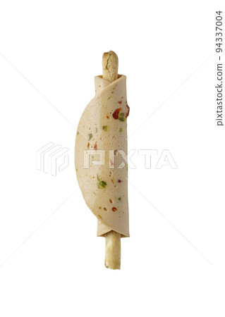 Vegetarian snack with boiled sausage 94337004