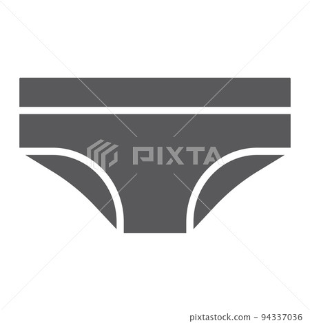 Panties glyph icon, lingerie and female, underwear sign, vector graphics, a solid pattern on a white background, eps 10. Panties glyph icon, lingerie and female, underwear sign, vector graphics, a solid pattern on a white background, eps 10. 94337036