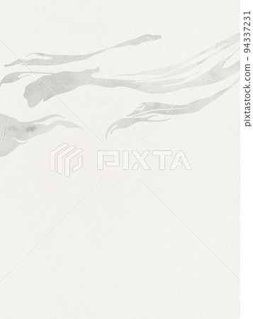 灰色的筆觸,飛濺,日本現代,水彩顏料 灰色的筆觸,飛濺,日本現代,水彩顏料 94337231