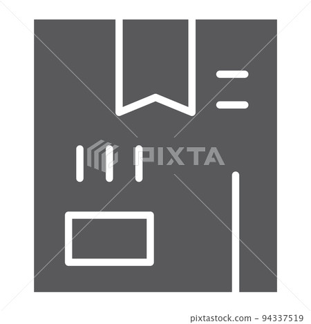 Box glyph icon, parcel and package, cardboard sign, vector graphics, a solid pattern on a white background, eps 10. Box glyph icon, parcel and package, cardboard sign, vector graphics, a solid pattern on a white background, eps 10. 94337519