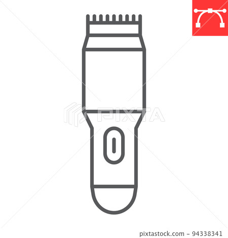 Hair trimmer line icon, barbershop and hairdresser, hair clipper vector icon, vector graphics, editable stroke outline sign, eps 10. Hair trimmer line icon, barbershop and hairdresser, hair clipper vector icon, vector graphics, editable stroke outline sign, eps 10. 94338341
