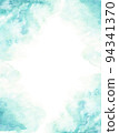 Watercolor template. Hand-drawn blue watercolor splashes on a white background. Perfect for save the date, wedding invitations, postcards, banners, logo. 94341370