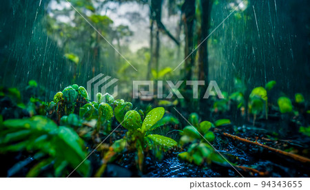 The Amazon rainforest 3D illustration The Amazon rainforest 3D illustration 94343655