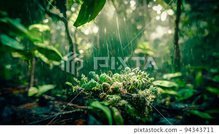 The Amazon rainforest 3D illustration The Amazon rainforest 3D illustration 94343711