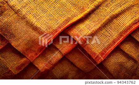 Indian fabric with Indian patterns close up Stock Photo by