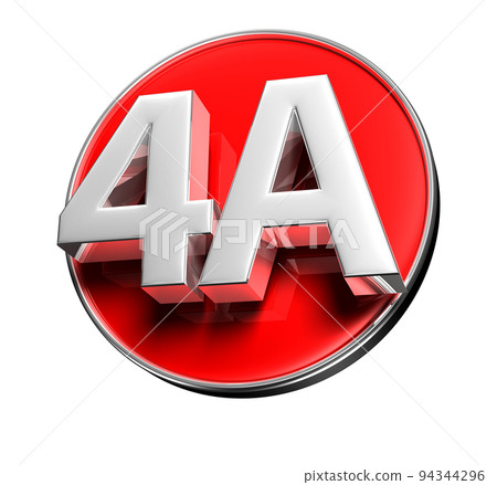 4A red circle. 4A red circle. 94344296