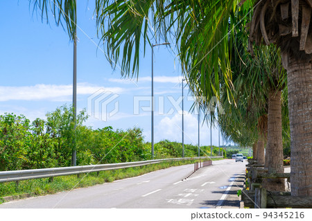 Road in front of Painushima Ishigaki Airport 94345216