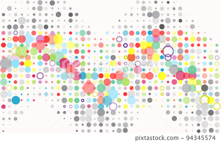 Abstract dotted background. Color circles as art geometric pattern. Abstract dotted background. Color circles as art geometric pattern. 94345574