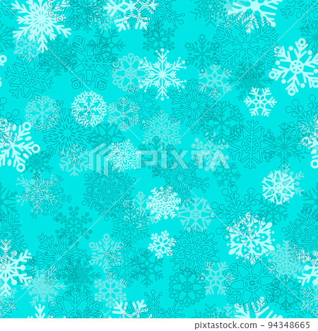 Seamless pattern of snowflakes Seamless pattern of snowflakes 94348665