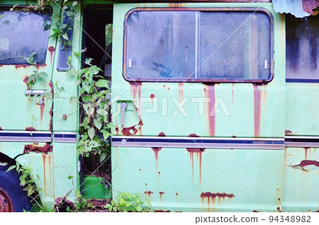 Showa retro car Old domestic car up Showa retro car Old domestic car up 94348982