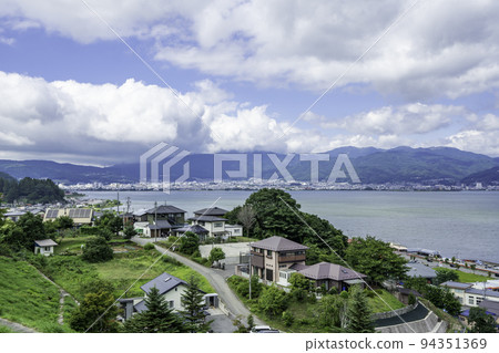 從長野縣諏訪市諏訪湖服務區出發的岡谷市區 從長野縣諏訪市諏訪湖服務區出發的岡谷市區 94351369
