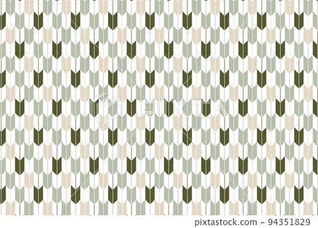 [Japanese pattern] Yagasuri of different colors 94351829