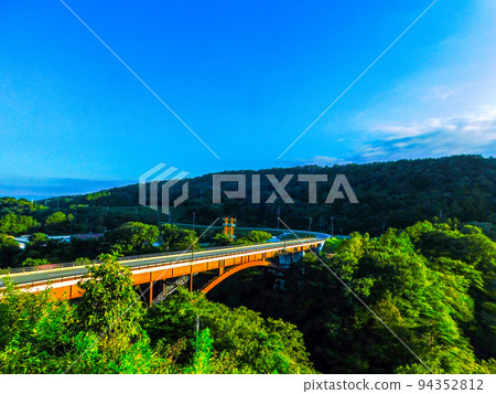 Yukiwari Bridge, Nishigo Village, Fukushima Prefecture 94352812