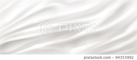 Background of white cream, milk or yogurt surface 94353992