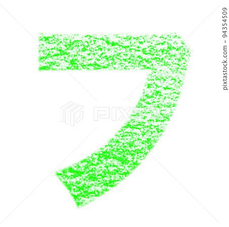 Katakana "F" drawn with crayons, yellow-green background, white path, other colors/list 94354509