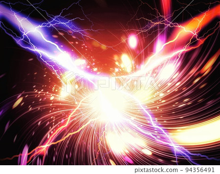 Abstract background swirling with colorful lights 94356491