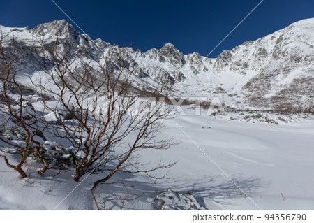 中央阿爾卑斯千疊敷馬戲團 長野縣千疊敷馬戲團被雪覆蓋 94356790