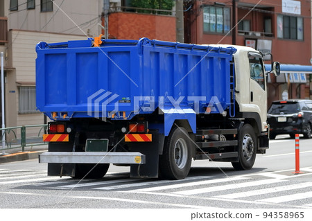 Image of industrial waste collection and transportation vehicle Image of industrial waste collection and transportation vehicle 94358965