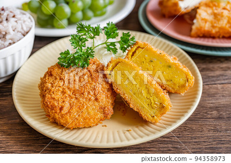 pumpkin croquette for dinner 94358973