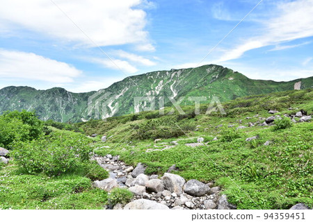 夏天的立山 從天平平看到的群山 夏天的立山 從天平平看到的群山 94359451