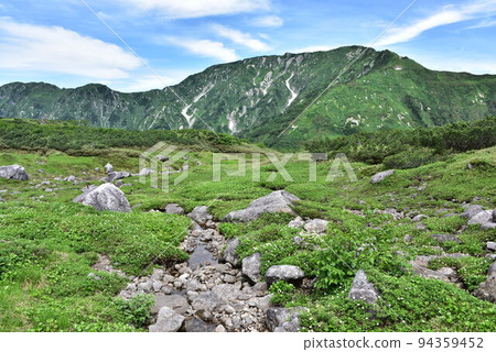 夏天的立山 從天平平看到的群山 夏天的立山 從天平平看到的群山 94359452