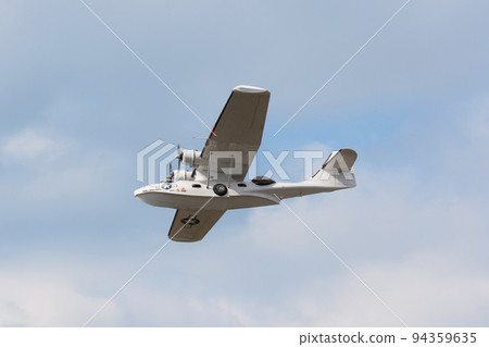 US Army Air Corps OA-10 Catalina flying boat level flight US Army Air Corps OA-10 Catalina flying boat level flight 94359635