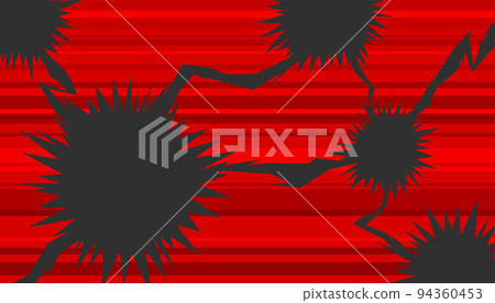Comic background of a shocking scene Shock electric shock material 94360453