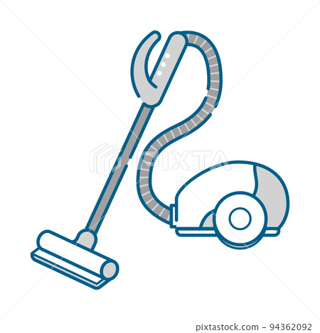Illustration of a simple vacuum cleaner Illustration of a simple vacuum cleaner 94362092