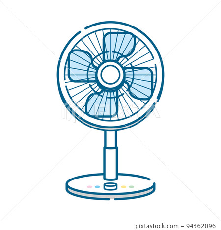 Illustration of a simple electric fan Illustration of a simple electric fan 94362096