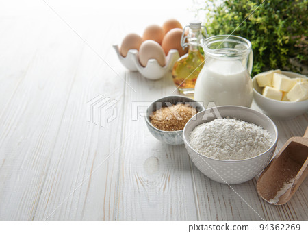 Preparing dough for baking Preparing dough for baking 94362269
