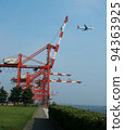 這是台場東京港的龍門起重機的照片。 94363925